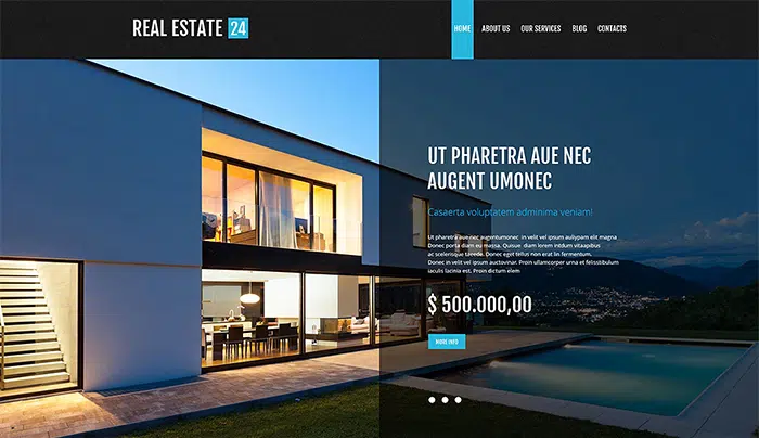 Realtor Company WordPress Theme