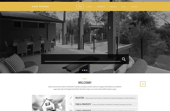 Real Estate WordPress Theme