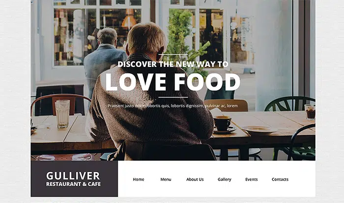  Cafe And Restaurant WP Theme 