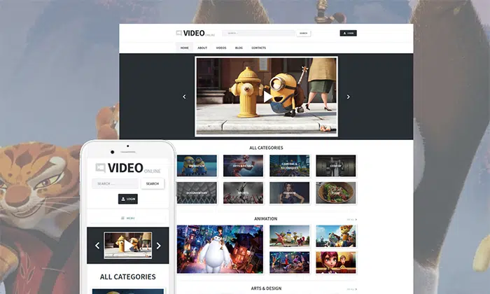  Video Blog WordPress Theme 