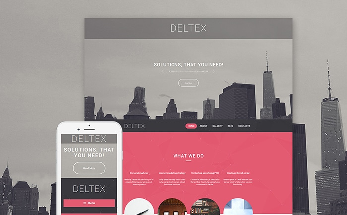  Business Firm WordPress Theme 