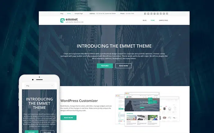  Business Responsive WordPress Theme