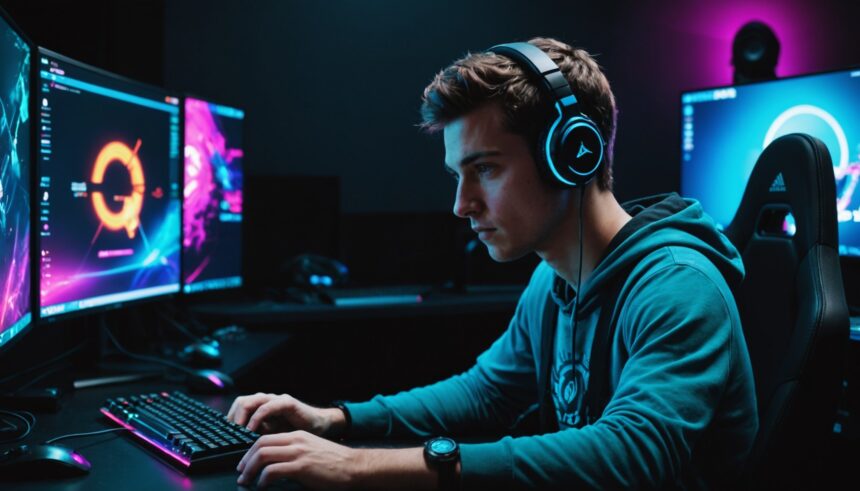 Créateurs de contenu collaborant sur une plateforme UGC pour les jeux vidéo