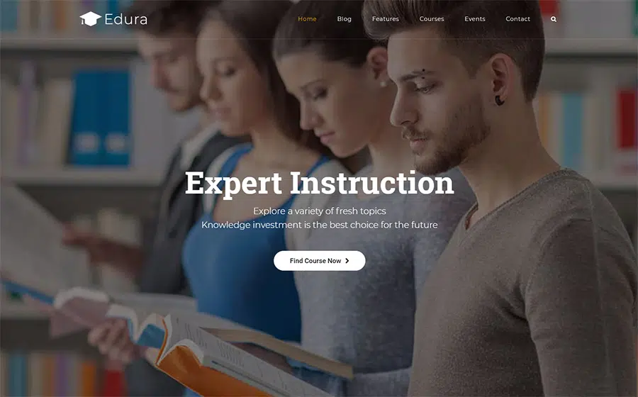 Edura - LearnPress Education WordPress Theme