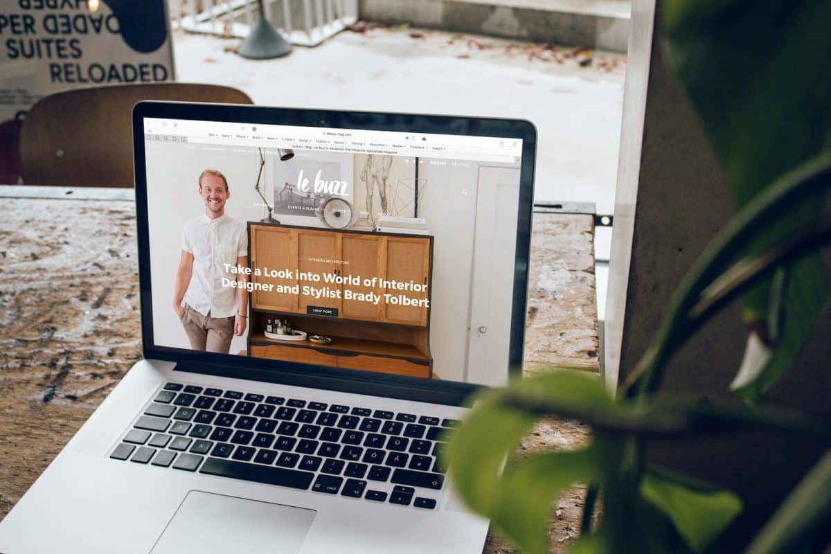 page web professionnelle