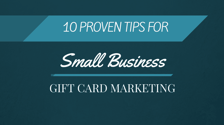 small business gift card marketing